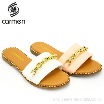 Thick-soled slippers with buckle wooden shoes wear-resistant